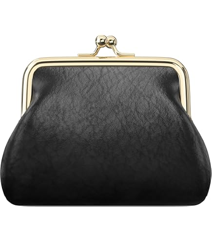 Lavogel Small Coin Purse Pouch for Women Cute Kiss Lock Mini
